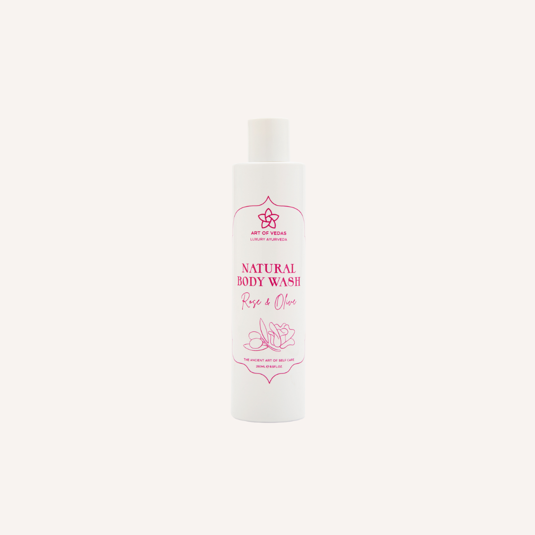 Unveil the captivating fragrance of Art of Vedas Natural Body Wash Rose and Aloevera, a luxurious blend of pure rose and aloe vera extracts that cleanses, moisturizes, and leaves your skin feeling soft, supple, and radiant.